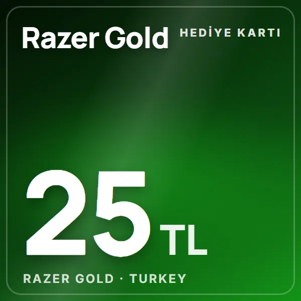 Razer Gold Turkey 25 TL görseli