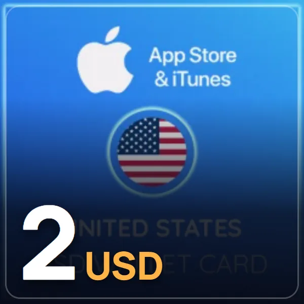 2 USD App Store iTunes Hediye Kartı görseli