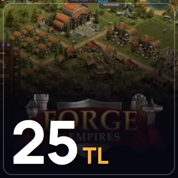 Forge Of Empires Google Play 25 TL Hediye Kartı görseli