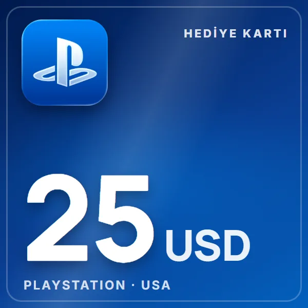 PSN Card USA 25 USD görseli