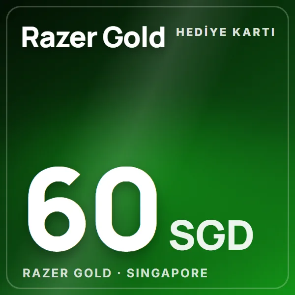 Razer Gold Singapore 60 SGD görseli