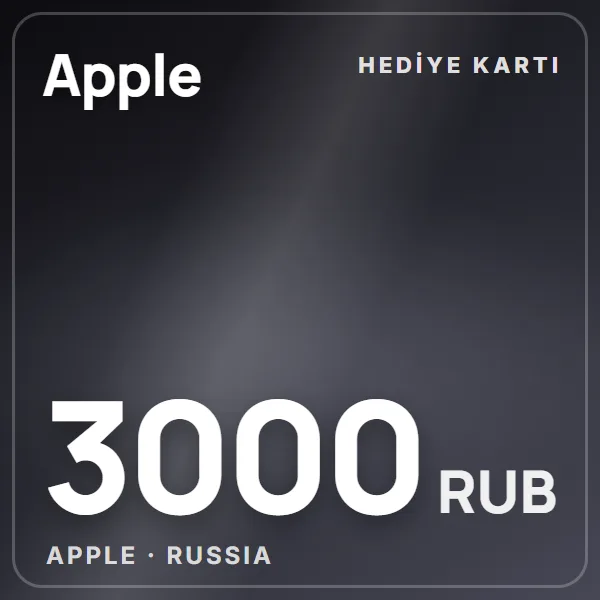 Apple Russia 3000 RUB görseli