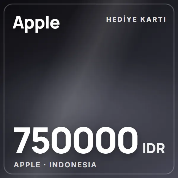 Apple Indonesia 750000 IDR görseli