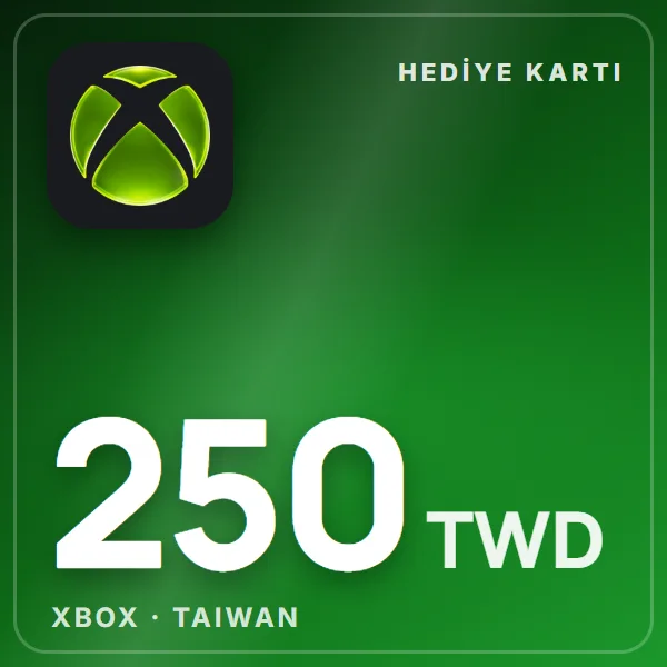 Xbox Taiwan 250 TWD görseli