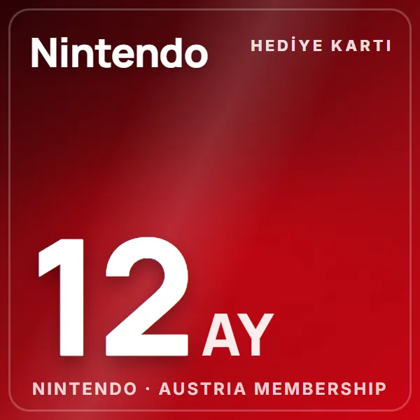 Nintendo Austria Membership 12 Month görseli