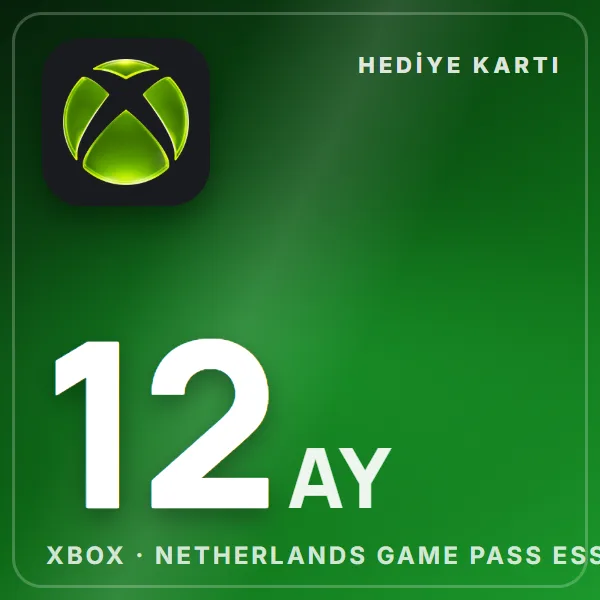 Xbox Netherlands Game Pass Essential 12 Month görseli