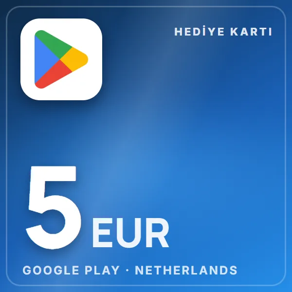 Google Play Netherlands 5 EUR görseli