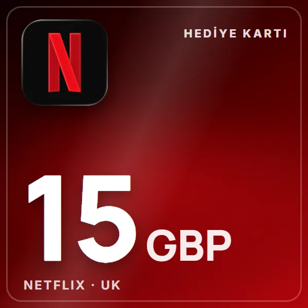 Netflix UK 15 GBP görseli