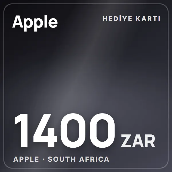 Apple South Africa 1400 ZAR görseli