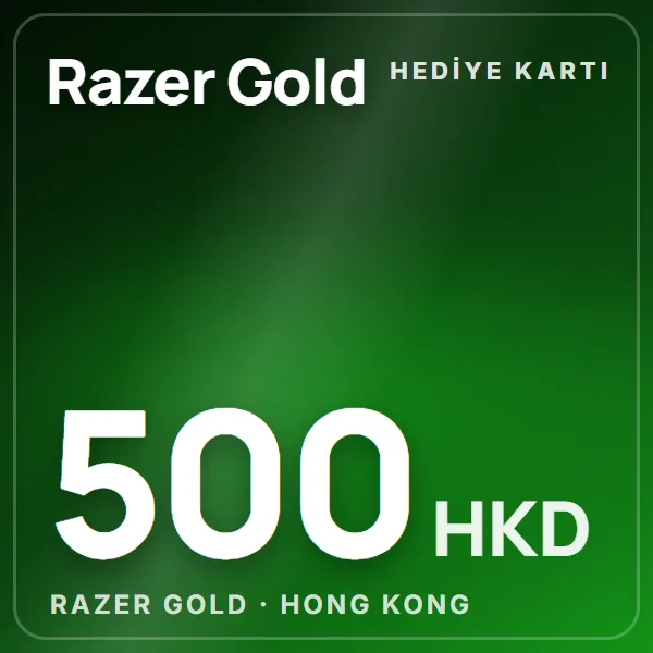 Razer Gold Hong Kong 500 HKD görseli