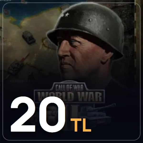 Call of War 20 TL Teckcard görseli