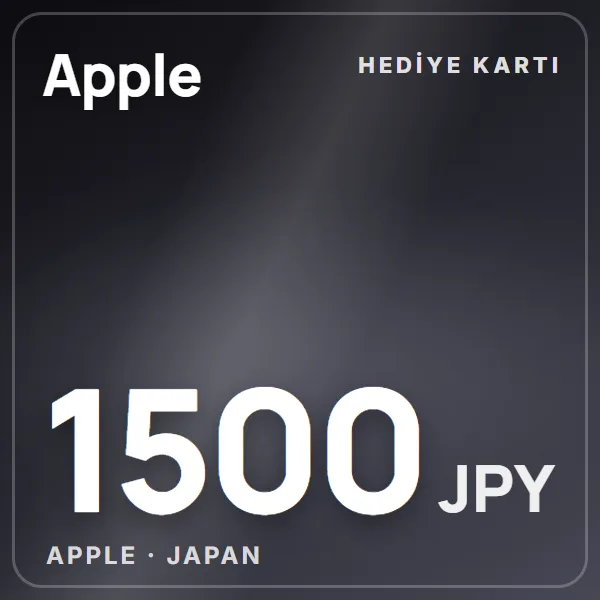 Apple Japan 1500 JPY görseli