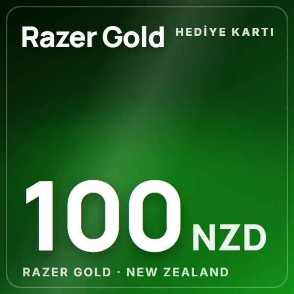 Razer Gold New Zealand 100 NZD görseli