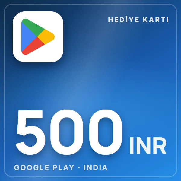 Google Play India 500 INR görseli
