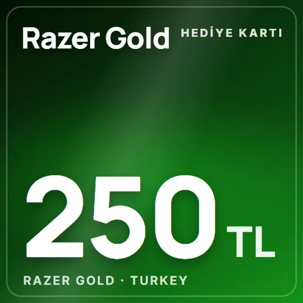 Razer Gold Turkey 250 TL görseli
