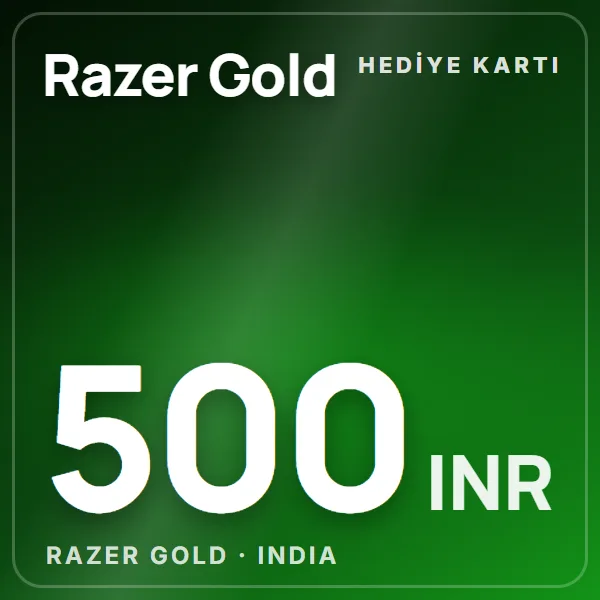 Razer Gold India 500 INR görseli