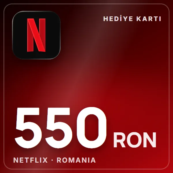 Netflix Romania 550 RON görseli