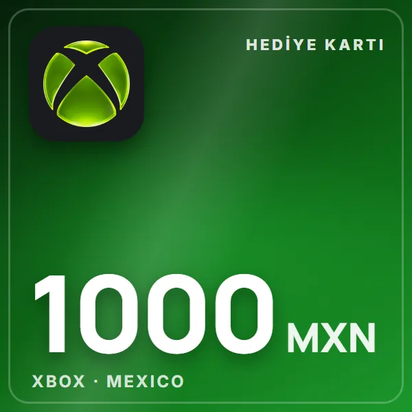 Xbox Mexico 1000 MXN görseli