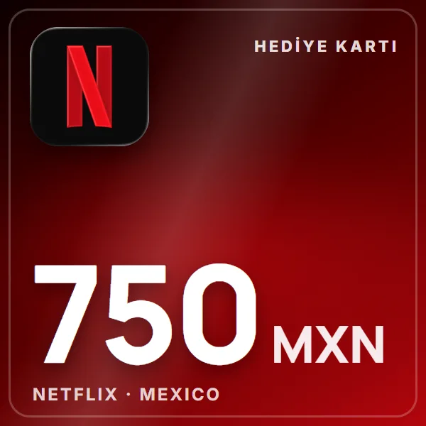 Netflix Mexico 750 MXN görseli