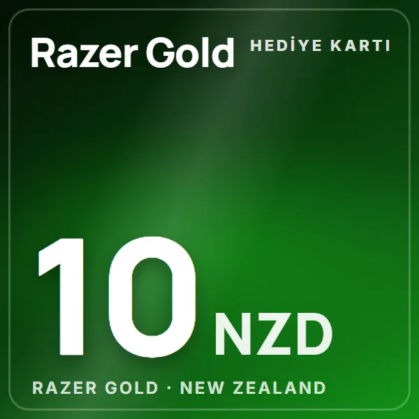 Razer Gold New Zealand 10 NZD görseli