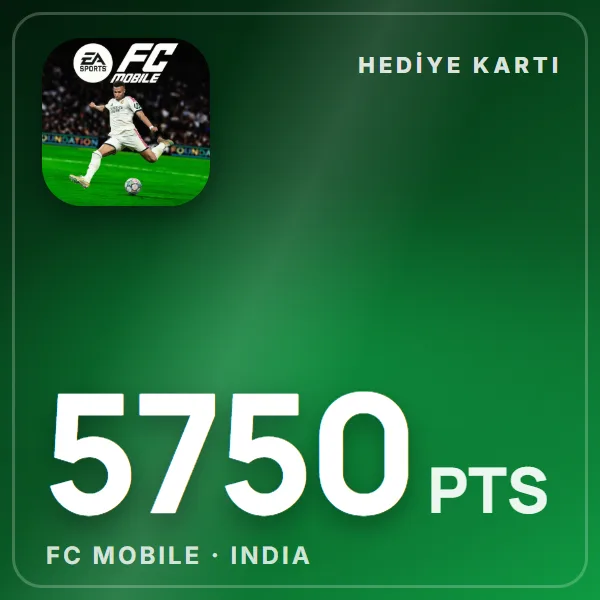 FC Mobile India Points 5750 görseli