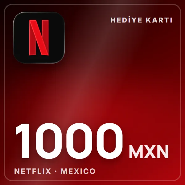Netflix Mexico 1000 MXN görseli