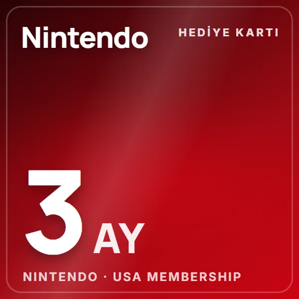 Nintendo USA Membership 3 Month görseli