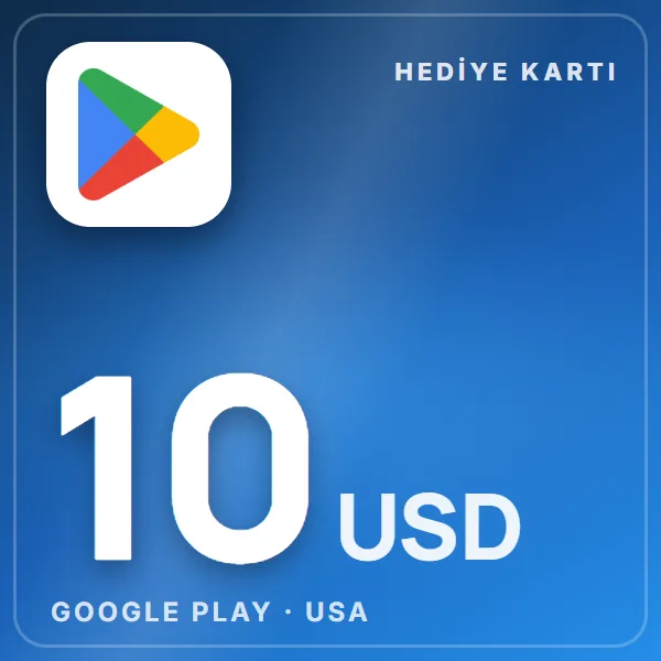 Google Play USA 10 USD görseli