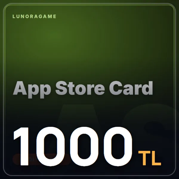 1000 TL App Store Card görseli
