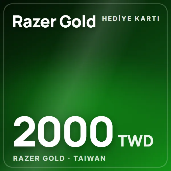 Razer Gold Taiwan 2000 TWD görseli