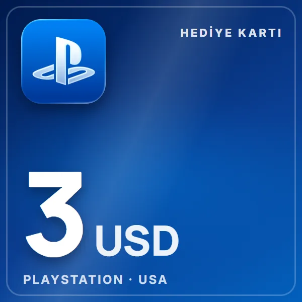 PSN Card USA 3 USD görseli