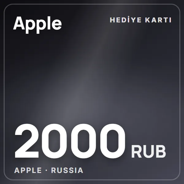 Apple Russia 2000 RUB görseli