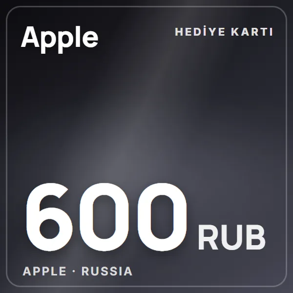 Apple Russia 600 RUB görseli