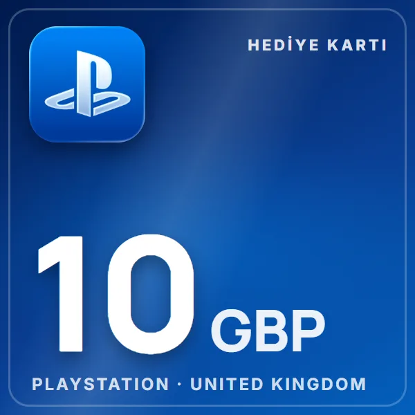PSN Card United Kingdom 10 GBP görseli