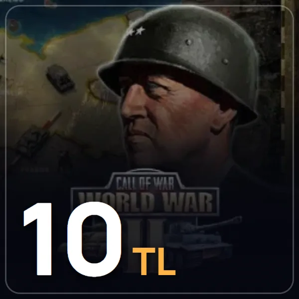 Call of War 10 TL Teckcard görseli