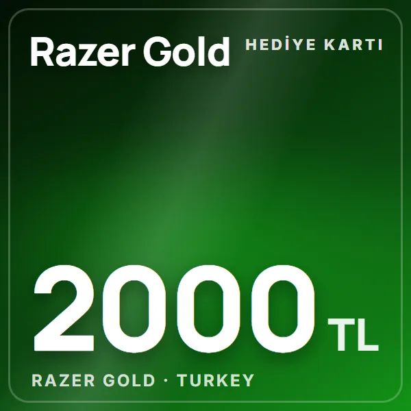 Razer Gold Turkey 2000 TL görseli