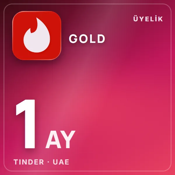 Tinder UAE Gold 1 Month görseli