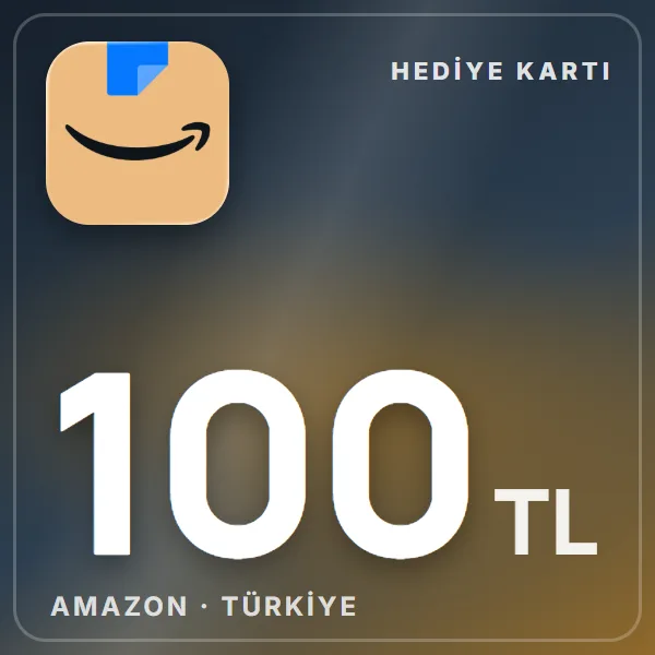 Amazon.com.tr Hediye Kartı 100 TL görseli