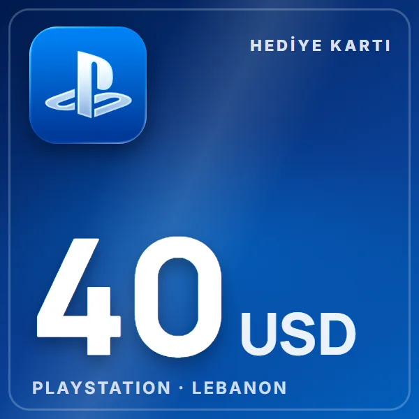 PSN Card Lebanon 40 USD görseli