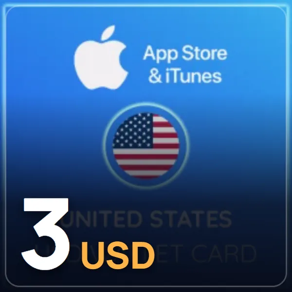 3 USD App Store iTunes Hediye Kartı görseli