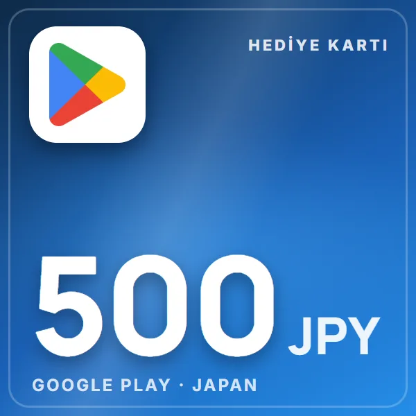 Google Play Japan 500 JPY görseli
