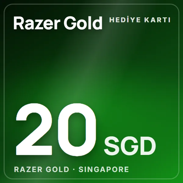 Razer Gold Singapore 20 SGD görseli