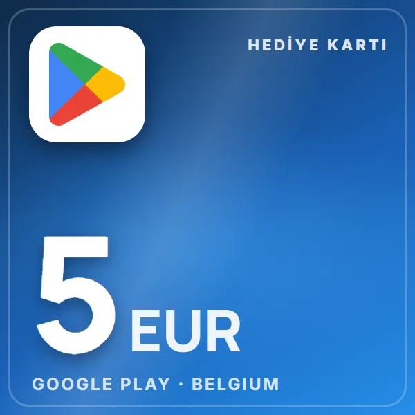 Google Play Belgium 5 EUR görseli