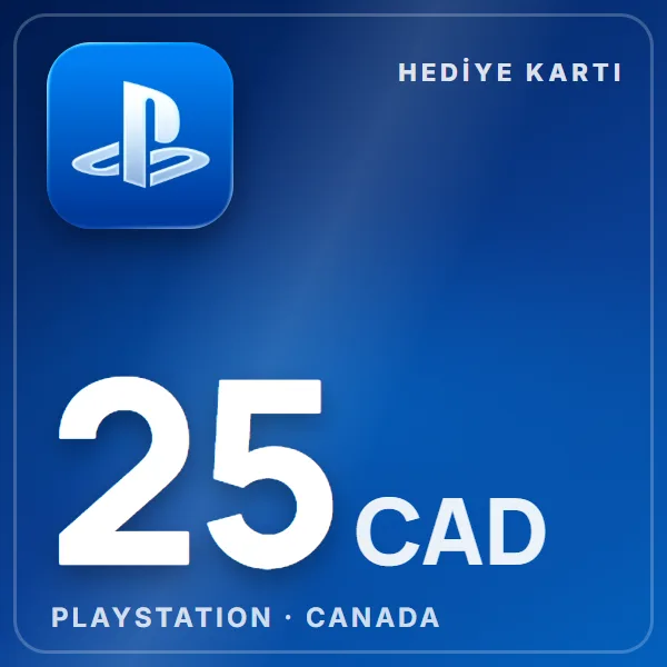 PSN Card Canada 25 CAD görseli
