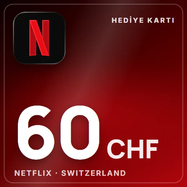 Netflix Switzerland 60 CHF görseli