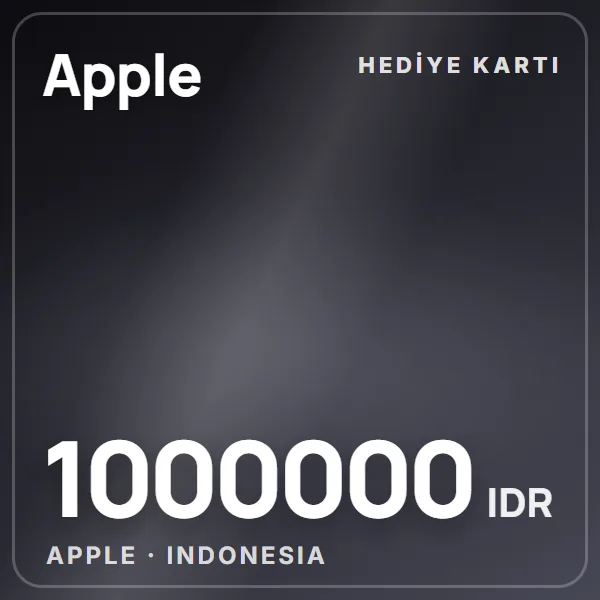 Apple Indonesia 1000000 IDR görseli