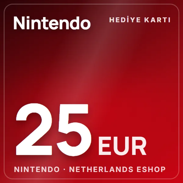 Nintendo Netherlands eShop 25 EUR görseli
