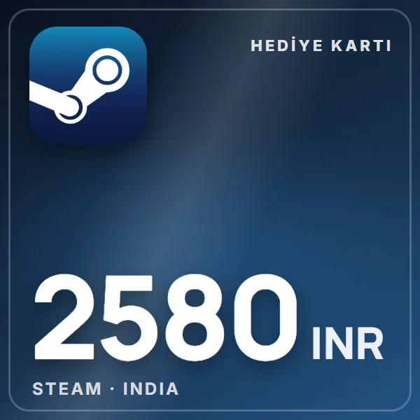 Steam India 2580 INR görseli