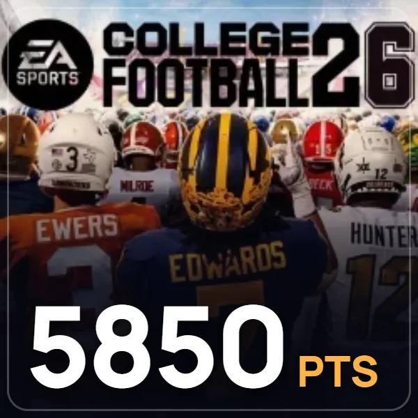 College Football 26 5850 Points görseli