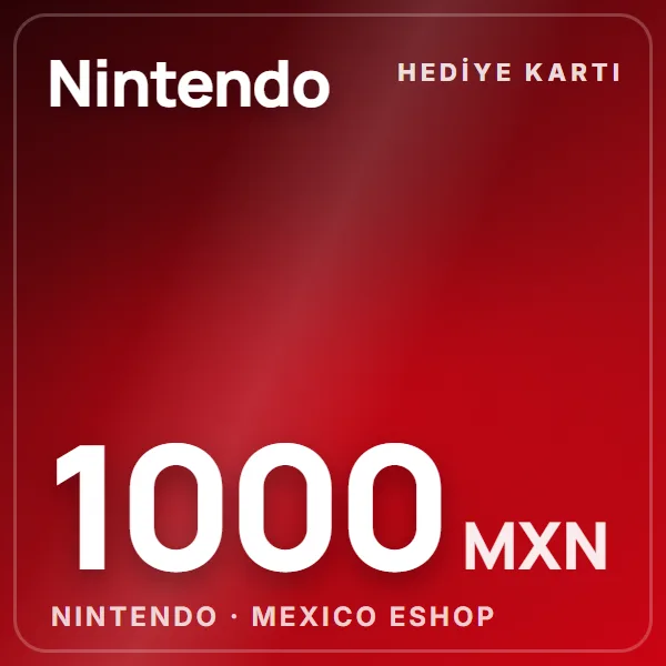 Nintendo Mexico eShop 1000 MXN görseli